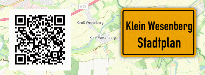 Stadtplan Klein Wesenberg