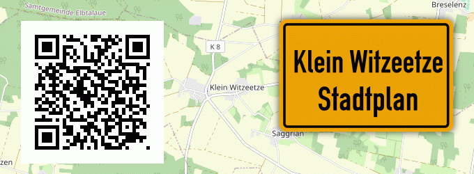 Stadtplan Klein Witzeetze