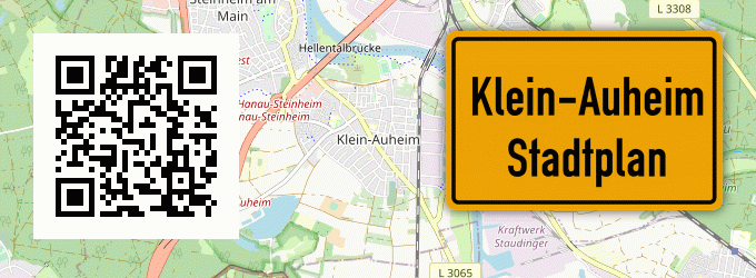 Stadtplan Klein-Auheim