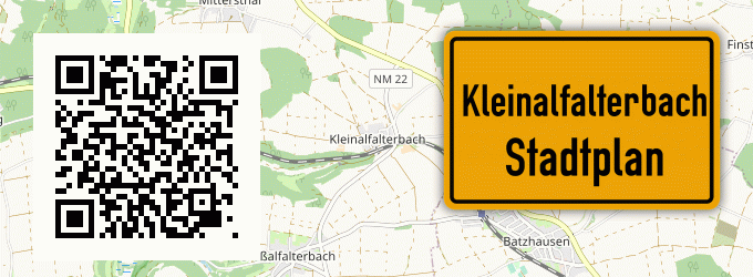 Stadtplan Kleinalfalterbach