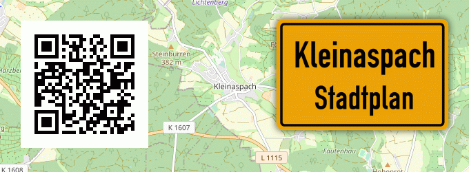 Stadtplan Kleinaspach