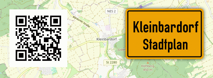 Stadtplan Kleinbardorf