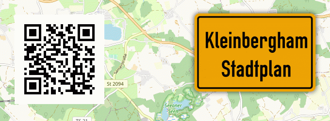 Stadtplan Kleinbergham