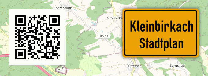 Stadtplan Kleinbirkach