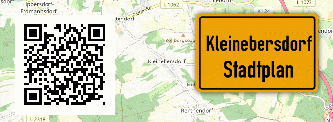 Stadtplan Kleinebersdorf