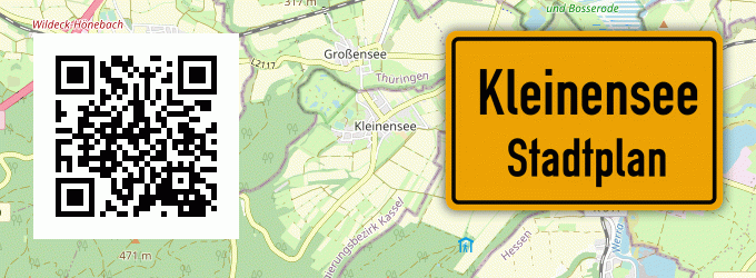 Stadtplan Kleinensee