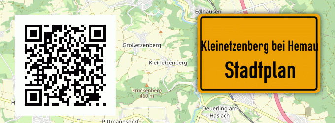 Stadtplan Kleinetzenberg bei Hemau