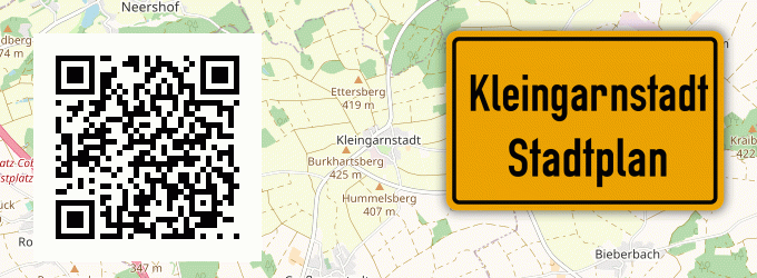 Stadtplan Kleingarnstadt