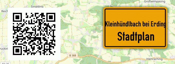 Stadtplan Kleinhündlbach bei Erding