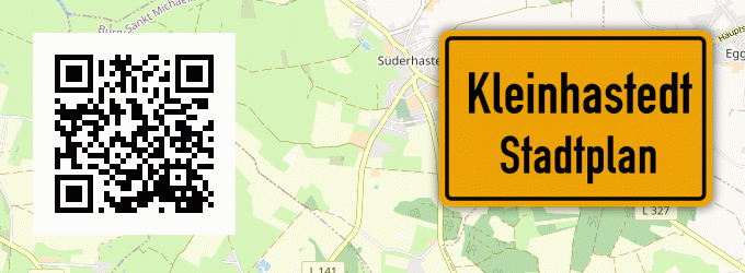 Stadtplan Kleinhastedt, Holstein