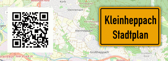 Stadtplan Kleinheppach
