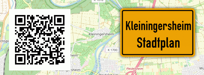 Stadtplan Kleiningersheim