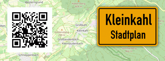 Stadtplan Kleinkahl