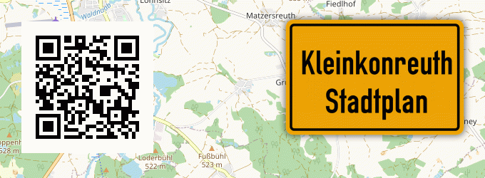 Stadtplan Kleinkonreuth