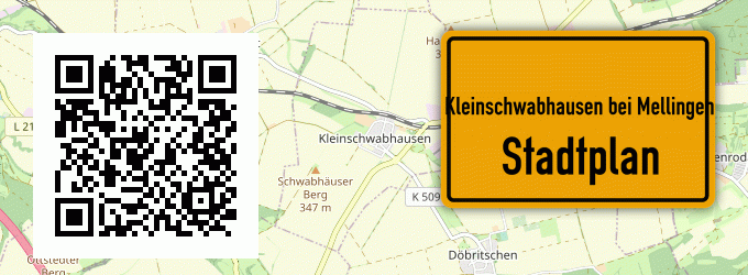Stadtplan Kleinschwabhausen bei Mellingen