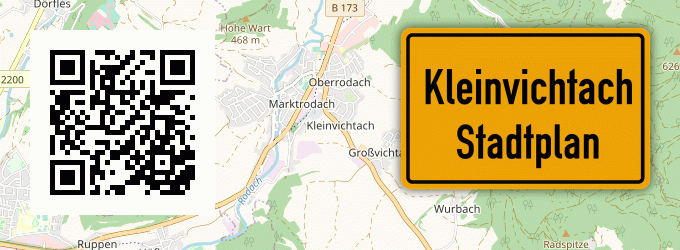 Stadtplan Kleinvichtach