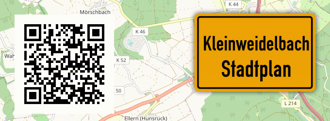 Stadtplan Kleinweidelbach