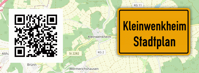 Stadtplan Kleinwenkheim