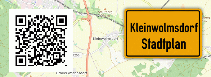 Stadtplan Kleinwolmsdorf