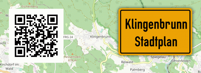 Stadtplan Klingenbrunn