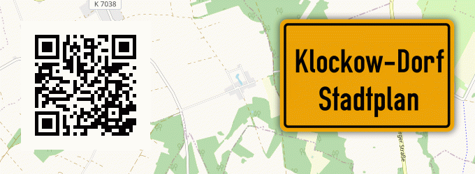 Stadtplan Klockow-Dorf