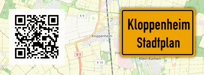 Stadtplan Kloppenheim, Wetterau