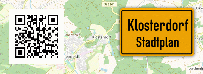Stadtplan Klosterdorf