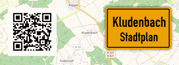 Stadtplan Kludenbach