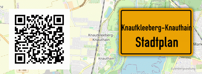 Stadtplan Knautkleeberg-Knauthain