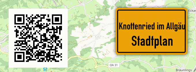 Stadtplan Knottenried im Allgäu