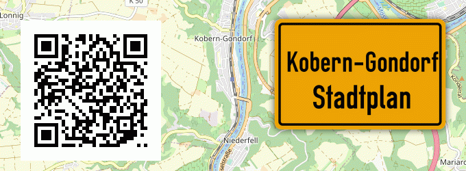 Stadtplan Kobern-Gondorf