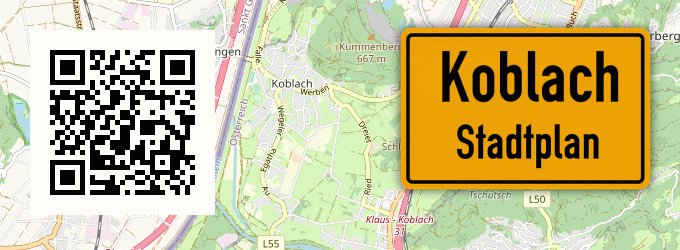 Stadtplan Koblach