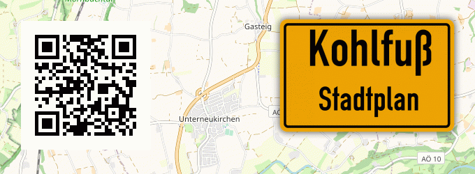 Stadtplan Kohlfuß