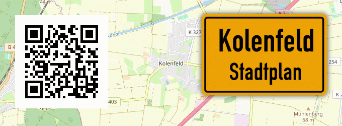Stadtplan Kolenfeld