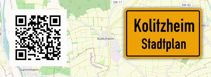 Stadtplan Kolitzheim