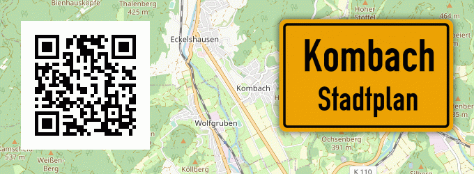 Stadtplan Kombach