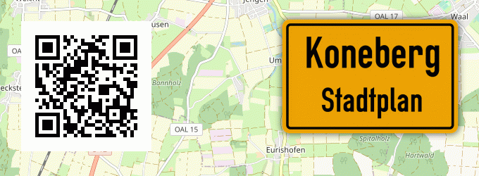 Stadtplan Koneberg