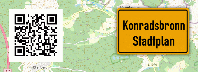 Stadtplan Konradsbronn
