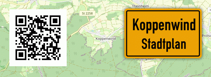Stadtplan Koppenwind