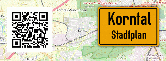 Stadtplan Korntal