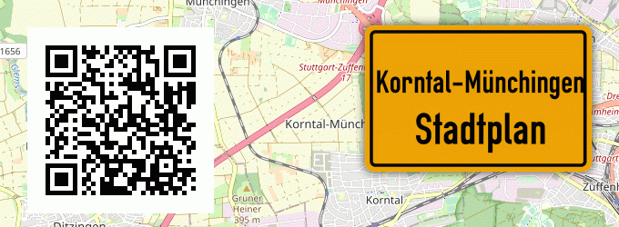 Stadtplan Korntal-Münchingen