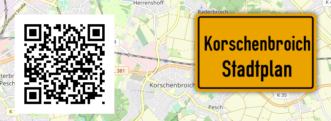 Stadtplan Korschenbroich