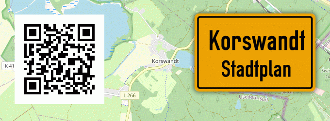 Stadtplan Korswandt