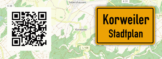 Stadtplan Korweiler
