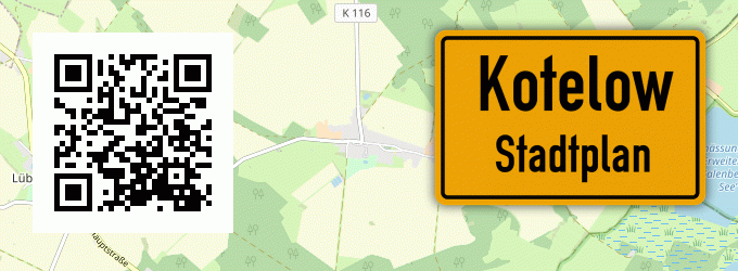 Stadtplan Kotelow