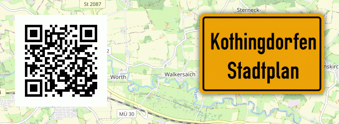 Stadtplan Kothingdorfen