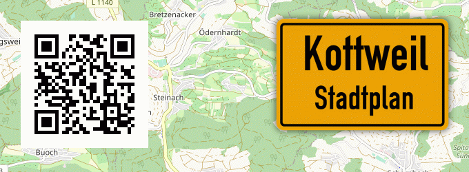 Stadtplan Kottweil