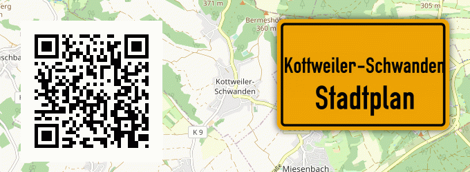 Stadtplan Kottweiler-Schwanden
