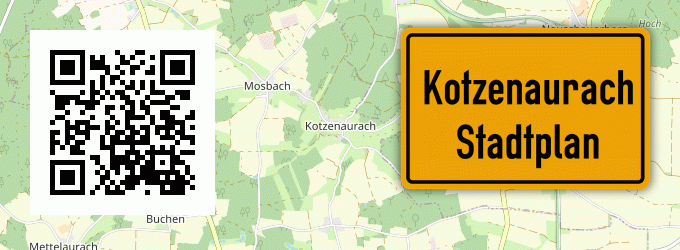 Stadtplan Kotzenaurach