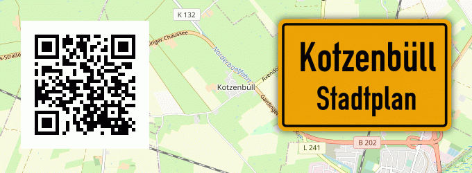 Stadtplan Kotzenbüll